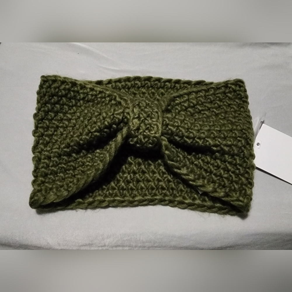 Forever 21 Cold Weather Headband-Olive Green